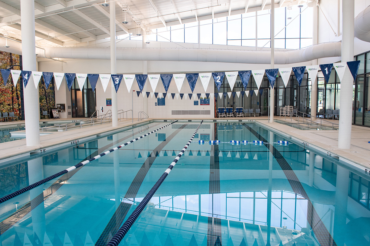 lap pool at southern regional aquatic wellness center