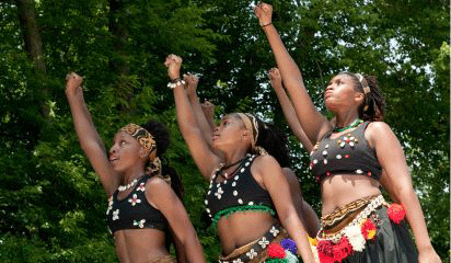 performers at juneteenth festival