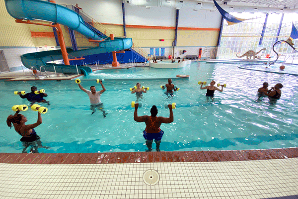 aquatic fitness class