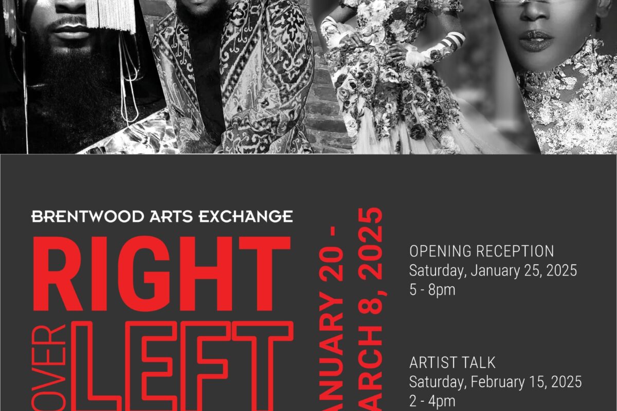 Right over Left art exhibit flyer