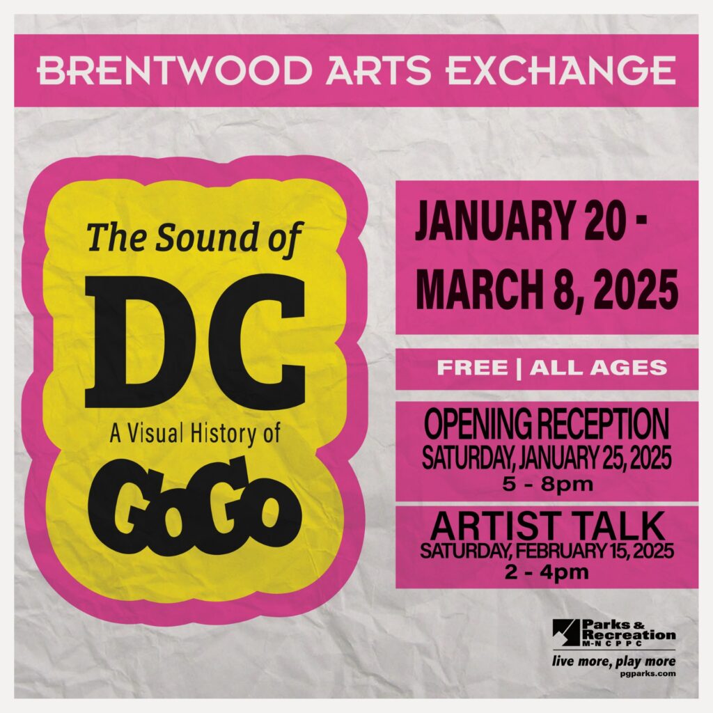 The Sound of DC, A Visual History of GoGo art exhibit flyer