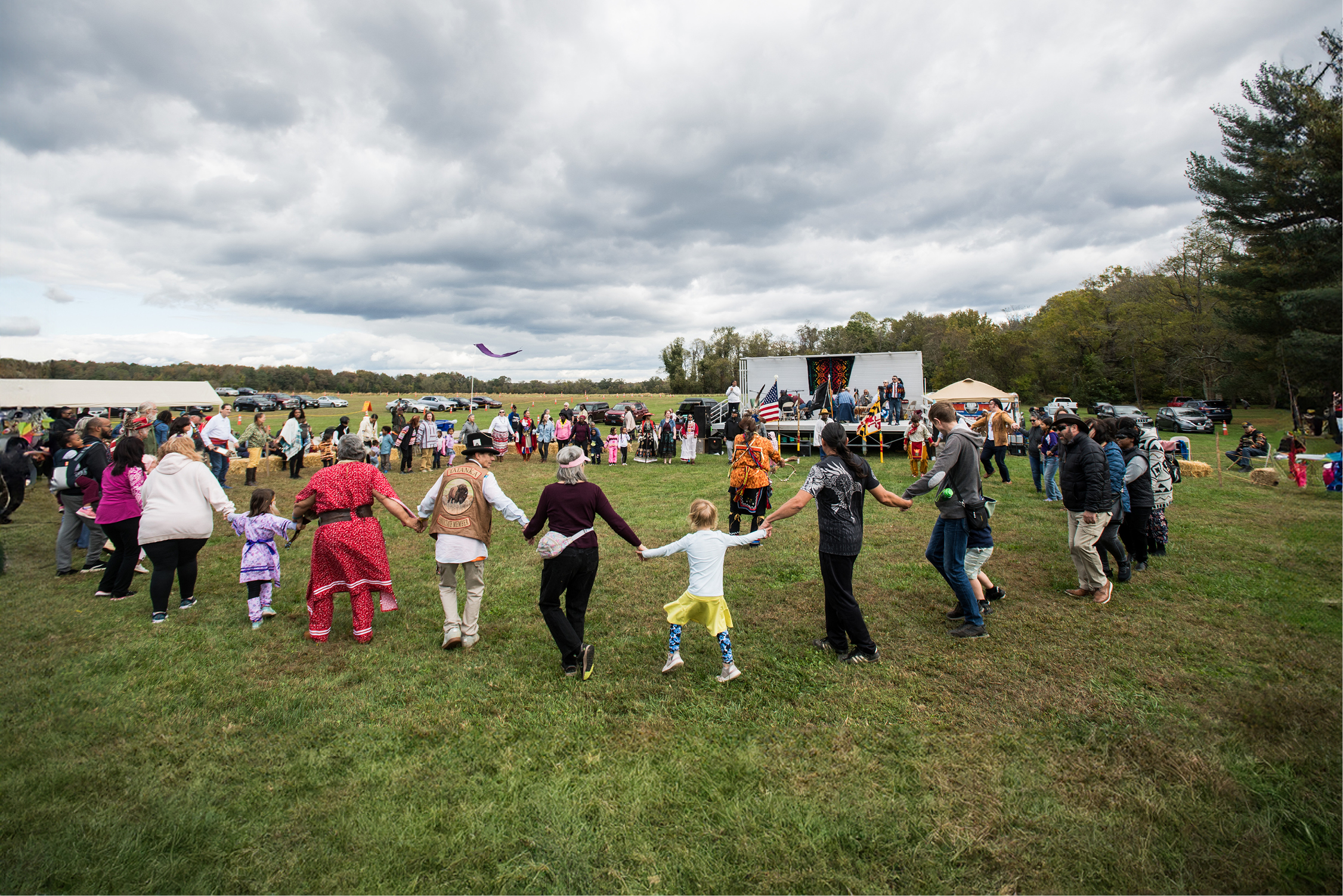 People at the Native American Festival