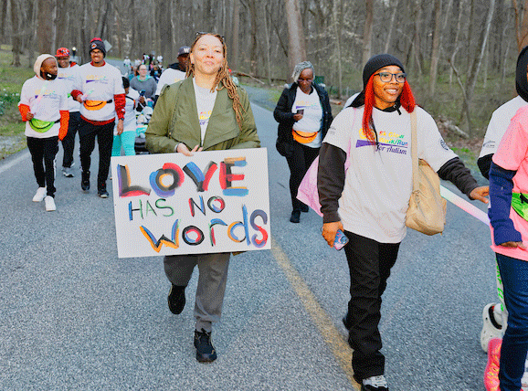 2024 Glow Walk for Autism participants