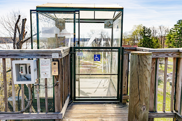 wheelchair accessible birding tower